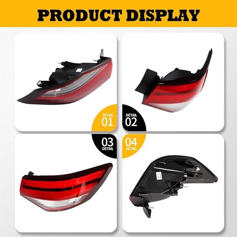 Tail Light Right Side Compatible with 2020 2021 2022 2023 Sentra Passenger Rear Brake Lamp Taillight NI2805121 265506LB0A in Kuwait