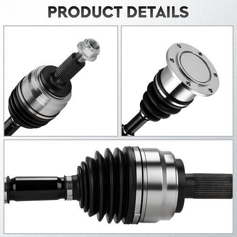 NEW Left or Right Front CV Axle Shaft Assembly fits for Ford F-150 4WD 1997-2003, for F-150 Heritage 2004, for Expedition 4WD 97-02, for Lincoln Navigator 98-02, 4.2L 4.6L 5.4L, 4WD Only; NOT for RWD in Kuwait