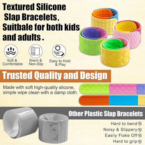 6 Pieces Textured Silicone Sensory Toys for Kids, Autism Calming Sensory Toy, for Stress Relief, Anxiety, Autism, ADHD, Calming Classroom Travel Essential Toys in Saudi Arabia