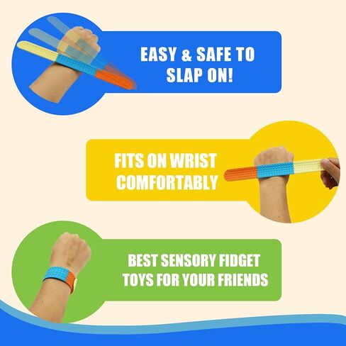 6 Pieces Textured Silicone Sensory Toys for Kids, Autism Calming Sensory Toy, for Stress Relief, Anxiety, Autism, ADHD, Calming Classroom Travel Essential Toys in Saudi Arabia