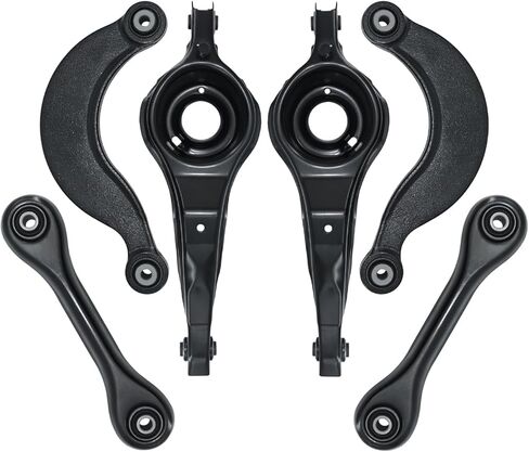 ذراع التحكم POWERGEAR، طقم التعليق السفلي العلوي الخلفي المتوافق مع 2004-2013 Mazda 3 K641985، K660012، MS76155-6Pcs in Kuwait