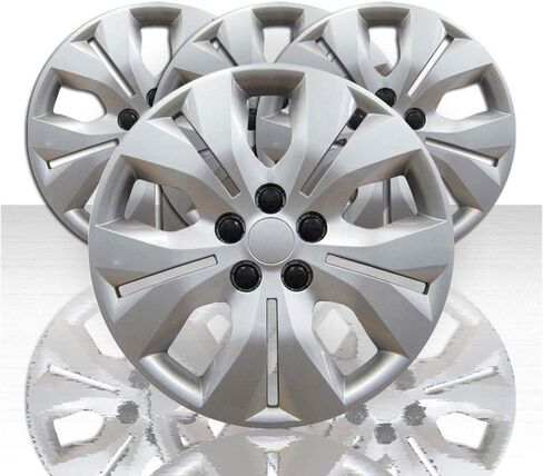 Auto Reflections Set of 4 16" 5 Split Spoke Wheel Covers for Chevy Cruze 2012-2015 - Silver in Saudi Arabia