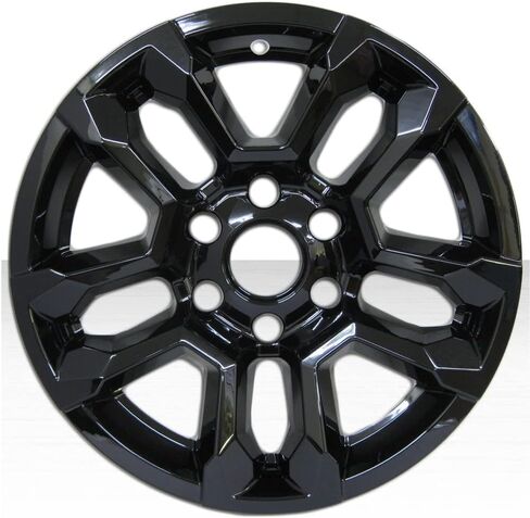 18" Gloss Black Wheel Skins for Chevrolet Silverado RST 2022-2026 (Set of 4) in Kuwait