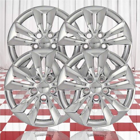 Set of 4 16" Bolt-on Silver Hubcaps for Hyundai Sonata 2011-2014 in Saudi Arabia