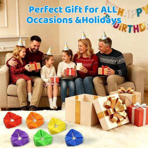 Stress Cube Sensory Flip Fidget Toy Adults, Textured Quiet Desk Toy for Relax, Anxiety ADHD Autism Focus Tool for Class-Room & Office in Saudi Arabia