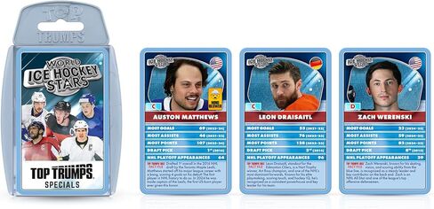 لعبة بطاقات Top Trumps World Ice Hockey Stars - ألعاب عائلية للأطفال والكبار - ألعاب تعليمية - ألعاب بطاقات للأطفال للاعبين وأكثر - ألعاب حرب الأطفال - حروب البطاقات - للأطفال بعمر 6 سنوات فما فوق in Kuwait