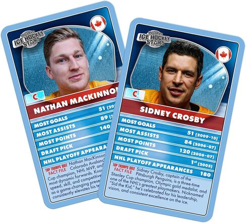 لعبة بطاقات Top Trumps World Ice Hockey Stars - ألعاب عائلية للأطفال والكبار - ألعاب تعليمية - ألعاب بطاقات للأطفال للاعبين وأكثر - ألعاب حرب الأطفال - حروب البطاقات - للأطفال بعمر 6 سنوات فما فوق in Kuwait