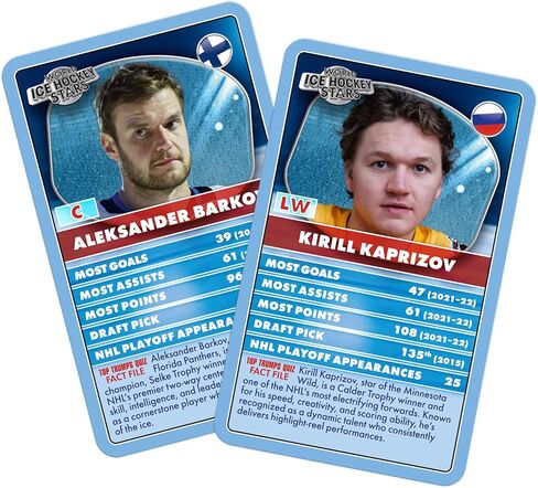 لعبة بطاقات Top Trumps World Ice Hockey Stars - ألعاب عائلية للأطفال والكبار - ألعاب تعليمية - ألعاب بطاقات للأطفال للاعبين وأكثر - ألعاب حرب الأطفال - حروب البطاقات - للأطفال بعمر 6 سنوات فما فوق in Kuwait