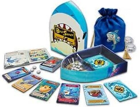 Bull Shark — Fun Card Game for Family Game Night | Strategy Card Game for Adults Kids and Players Ages 10+ | Fast-Paced Competitive Party Game | from the Creators of Hoard the Hams in Saudi Arabia
