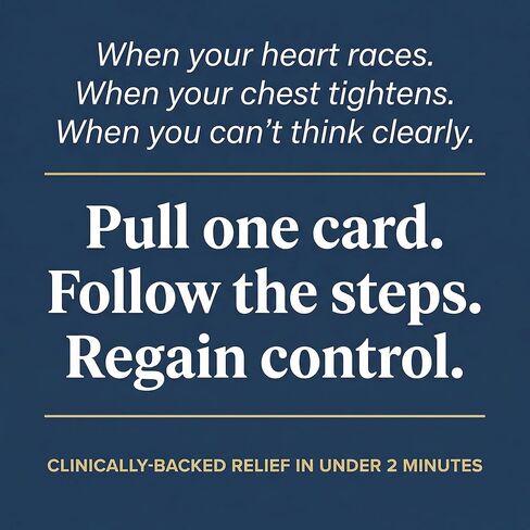 Anxiety Relief Coping Skills Cards — 55 Evidence-Based Techniques for Fast-Acting Relief | DBT, CBT & Grounding Tools for Anxiety, Stress & Overwhelm. in Saudi Arabia
