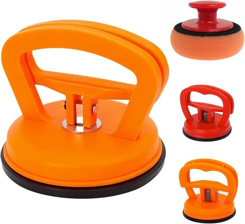 3-Piece Car Dent Repair Suction Cup Set, 1 Large + 2 Small – Strong Vacuum Dent Puller for Car, Glass & Tiles with Polishing Sponge – Multi-Purpose Dent Removal Tool in Kuwait