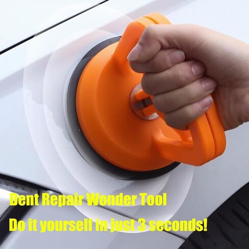 3-Piece Car Dent Repair Suction Cup Set, 1 Large + 2 Small – Strong Vacuum Dent Puller for Car, Glass & Tiles with Polishing Sponge – Multi-Purpose Dent Removal Tool in Kuwait