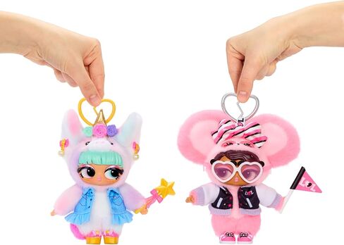 LOL Surprise Plush Surprise! E-Meow Rocker Plush Doll with Hidden Fashions, On-the-Go Play, 7 Total Surprises – Great Gift for Kids Ages 3+ in Saudi Arabia