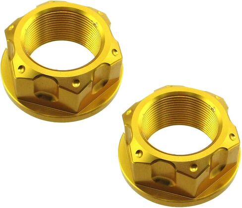 2PCS M22 x 1mm Steering Stem Nut For Honda CRF50 XR50 Kawasaki KX65 KX85 KLX110 Suzuki RM85 DRZ110 RM85 Yamaha TTR50 TTR110 TTR125 Pit Dirt Bike in Kuwait