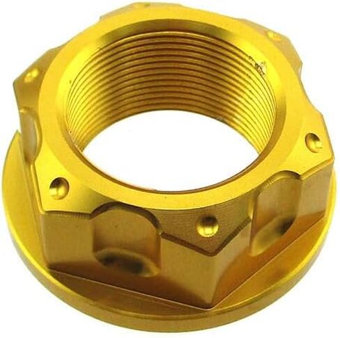 2PCS M22 x 1mm Steering Stem Nut For Honda CRF50 XR50 Kawasaki KX65 KX85 KLX110 Suzuki RM85 DRZ110 RM85 Yamaha TTR50 TTR110 TTR125 Pit Dirt Bike in Kuwait