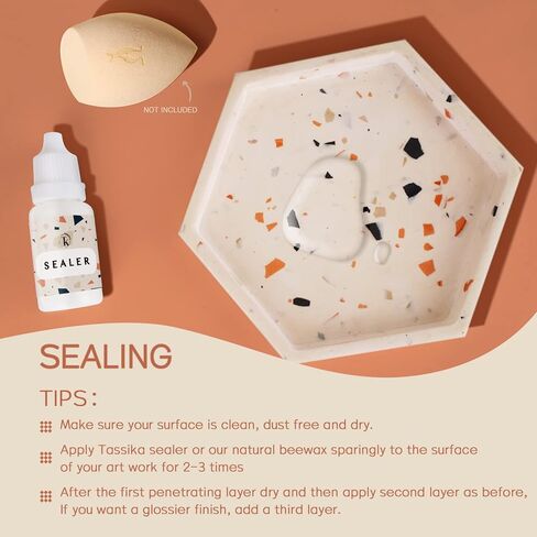 Tassika Eco Resin Kit for Beginners 2lbs, Terrazzo Resin Kit, Refill Kit in Kuwait
