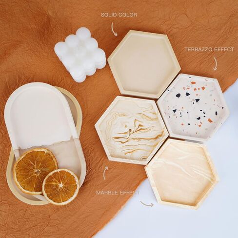 Tassika Eco Resin Kit for Beginners 2lbs, Terrazzo Resin Kit, Refill Kit in Kuwait