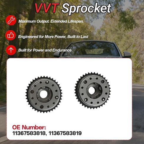 N20 N26 2.0 Timing Chain Kit with VVT Gear Cam Sprocket Fit for BMW 228i 320i 328i 428i 528i X1 X3 X4 X5 N20 N26 2.0L 2013-2017 Replace#11417605367S1 11417602647 in Saudi Arabia