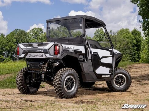 الزجاج الأمامي الخلفي SuperATV متوافق مع Kawasaki Ridge | لون خفيف in Kuwait