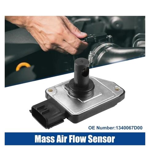 Mass Air Flow Sensor Replacement Compatible with Suzuki Grand Vitara 13400-67D00 - Pack of 1 Black in Saudi Arabia