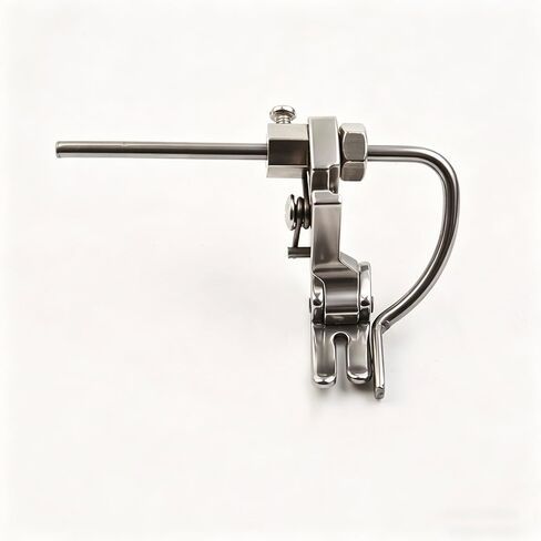 Skysewing S521 P723 Dual Guide Quilter Presser Foot – Arc Curved Guide, Left/Right Edge Guide, Industrial Single Needle Lockstitch Sewing Machine, Adjustable 6-45mm, All Steel, Clear Box in Saudi Arabia