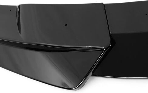 FREEMOTOR802 مصد الشفاه الأمامي يناسب 2020-2025 Tesla Model Y، أسود لامع PP 3PCS Air Dam Chin Spoiler Front Lower Lip Spoiler Guard حامي التصميم in Kuwait