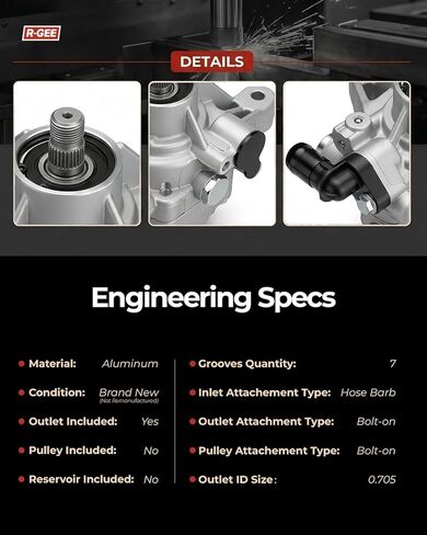 Power Steering Pump for Accord 2006-2007, CR-V 2005-2011, Element 2006-2011 & RSX 2002-2006, TSX 2006-2008 2.4L | Hydraulic Steering Pump Replacement, Ref 21-5419 56110RTA013 in Saudi Arabia