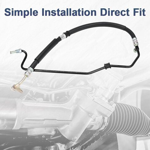 Power Steering Pressure Hose Assembly Compatible with Honda Accord L4 2.4L 2003-2007, Compatible with Acura TSX L4 2.4L 2004-2008, Replacement for 53713-SDC-A02 53713SDCA02 in Kuwait