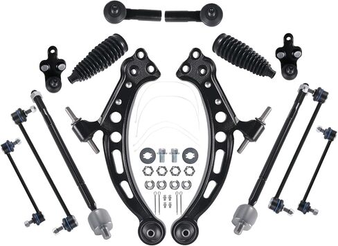 طقم تعليق أمامي 14 قطعة من maxpeedingrods لسيارة Toyota Camry 1997-2001 Lexus ES300 1997-2001، ذراع تحكم سفلي مع وصلة كروية، وصلات شريط Sway، قضبان ربط داخلية خارجية in Kuwait