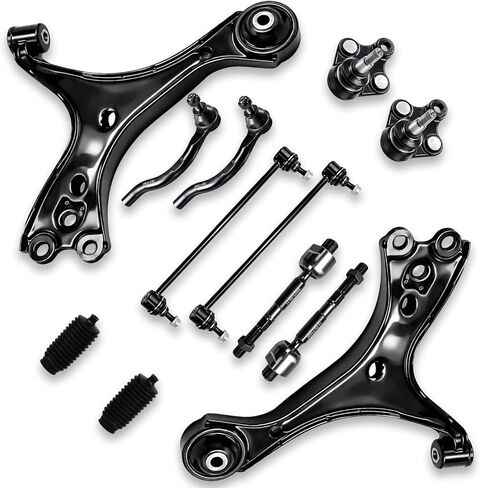 12Pcs Front Lower Control Arm Suspension Kit for Honda 2013-2015 Civic – Control Arm Tie Rods Sway Bar Link Replaces OE# K623123 K623124 K500234 K750604 K750605 ES800912 ES800913 EV800906 in Saudi Arabia