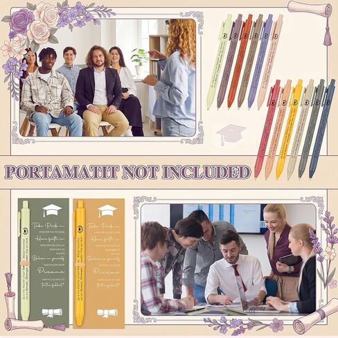Sabary 36 Sets Class of 2026 Graduation Gifts Bulk Graduation Party Favor Gifts Inspirational Ballpoint Pen with Motivational Greeting Cards for Senior High School Students from Teachers in Kuwait