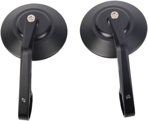 CNC Motorcycle Rear View Side Mirrors - Handlebar End Mirrors Compatible with Models 695, 696, 796, 797, 821, 1100, 1200, 1200S, 1200R, S2R in Saudi Arabia