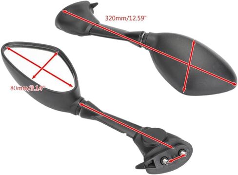 Motorcycle Black Rearview Side Mirrors Compatible With S1000RR 2010 2011 2012 2013 2014 2015 2016 2017 2018 in Saudi Arabia
