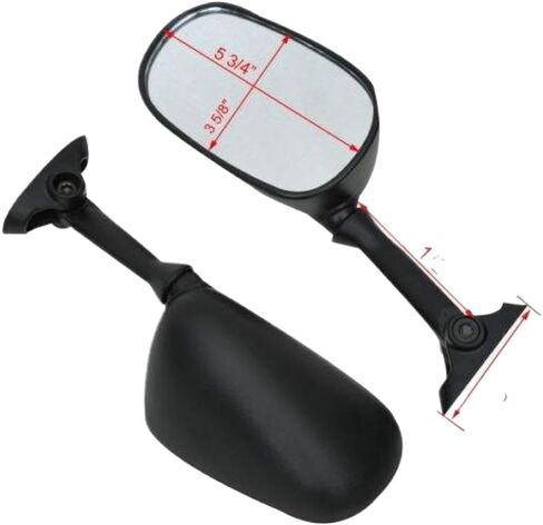 Motorcycle Rear View Side Mirrors Compatible With SV650S 2003–2010 GSXR600 2004–2005 GSXR750 2004–2005 in Saudi Arabia