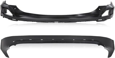 ANDPLAY Rear Upper and Lower Bumper Covers 2PCS Compatible with Toyota RAV4 SE 2016-2017/RAV4 LE Limited XLE 2016-2018 Fit Toyota RAV4 Hybrid LE+ Platinum 2017-2018 Black 521690R010, TO1115106 in Saudi Arabia
