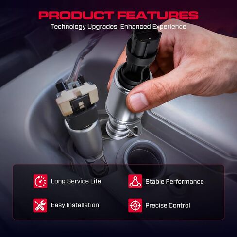 صمام الملف اللولبي لمشغل عمود الحدبات لمدخل عادم VVT مناسب لسيارة Chevy HHR Cobalt Impala Equinox Malibu، استبدل 12655420 in Kuwait