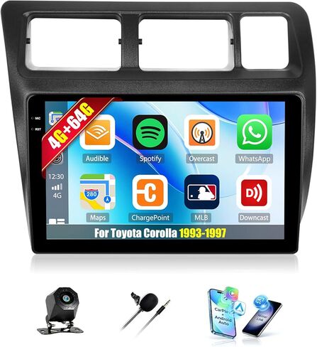 2+64G Android 13 Car Stereo for Honda Odyssey 2005-2010 with Apple Carplay Android Auto Mirror Link 10.1 inch Touchscreen FM RDS HiFi Bluetooth WiFi GPS+Camera & MIC in Saudi Arabia