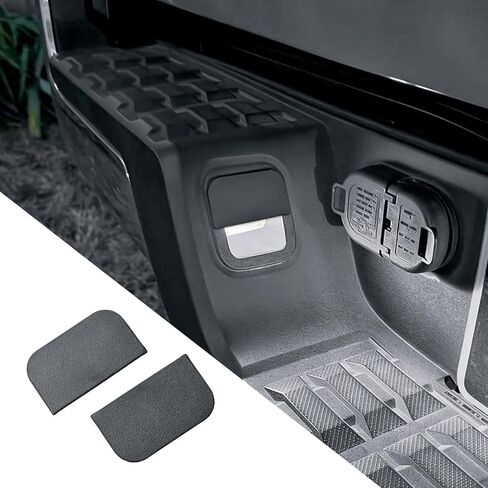 غطاء ضوء لوحة الترخيص HGWEI متوافق مع 2016-2023 Toyota Tacoma، إصلاح وهج الكاميرا الاحتياطية / تقليل تعمية الضوء العكسي / رؤية ليلية أكثر وضوحًا لملحقات تاكوما الجيل الثالث، سهلة التركيب قطعتين in Kuwait