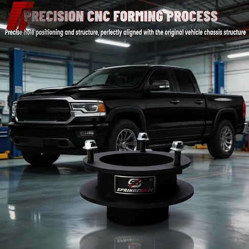 Leveling Lift Kit 2" Front 1994-2001 Ram 1500 4WD,1994-2013 Ram 2500 4WD,1994-2013 Ram 3500 4WD, Front Suspension Level Kit with Sound Isolator Reduces Wear and Vibration During Driving. in Saudi Arabia