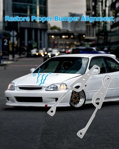 Front Rear Bumper Lift Kit Fit for Honda Civic EK Hatchback Coupe 1996-2000 with Hardware in Saudi Arabia