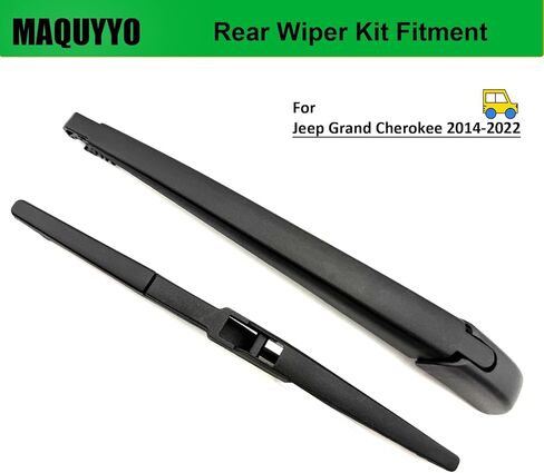 Rear Windshield Wiper Arm Blade Set Replacement for Jeep Grand Cherokee 2014-2022, MAQUYYO Rear Wiper Blade Arm Kit Replace 68197131AA in Saudi Arabia