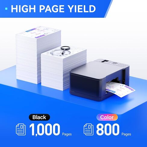 923 923e Ink Cartridges with chip 4-Pack High Yield Replacement for HP 923 923e 923XL Ink Compatible for HP OfficeJet Pro 8135e 8138e 8139e 8122e 8120 8123 8130 8133 Printers Black Cyan Magenta Yellow in Saudi Arabia