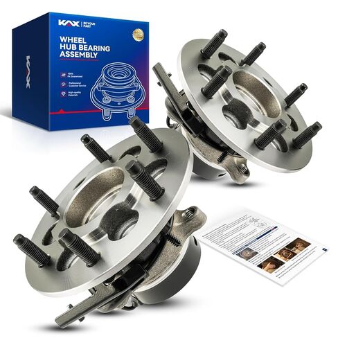 KAX 515108/515109 زوج محمل العجلات الأمامية ومجموعة المحور متوافقة مع 2004-2008 شيفروليه كولورادو RWD، 2004-2008 GMC Canyon RWD، 2007-2008 Isuzu i-370 RWD، مع ABS in Kuwait
