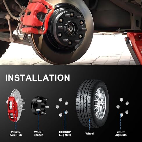 5x5.5 Wheel Spacers 2 Inch with 1/2x20 Studs, 108mm Hub Bore, 2" 5x139.7 Forged Wheel Adapters for Ford F150 Ford F100 Bronco E150 Econoline Jeep CJ3 CJ5 CJ6 CJ7 Dodge Ram 1500 Suzuki Vitara XL-7 in Kuwait