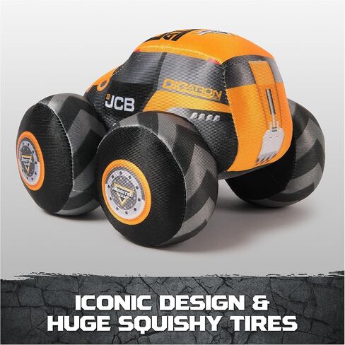 Monster Jam Official Digatron Truck with Sound, Plush Toy, Monster Truck for Boys and Girls, Kids Toys for Ages 3 and Up, 7" in Kuwait