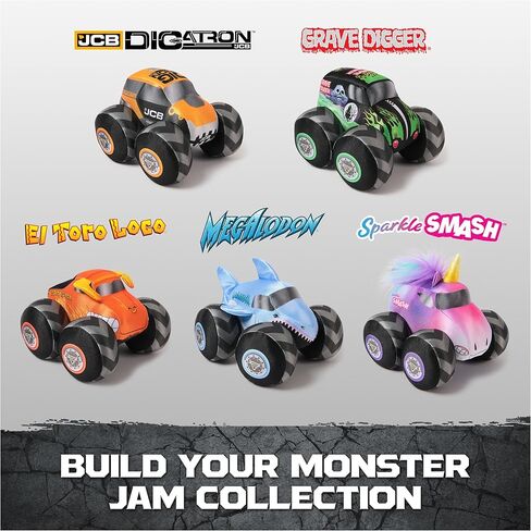 Monster Jam Official Digatron Truck with Sound, Plush Toy, Monster Truck for Boys and Girls, Kids Toys for Ages 3 and Up, 7" in Kuwait