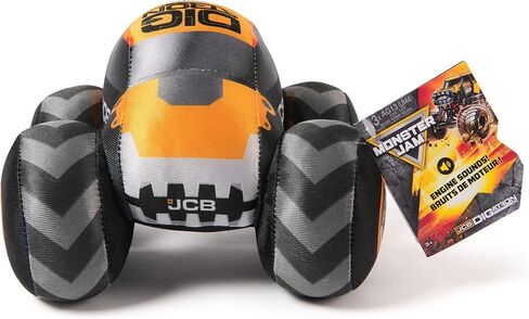 Monster Jam Official Digatron Truck with Sound, Plush Toy, Monster Truck for Boys and Girls, Kids Toys for Ages 3 and Up, 7" in Kuwait