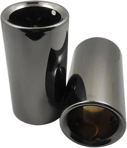 2 Pcs Compatible with BMW F30 2013-2018 E90 E92 3 Series GT325i 328i 320i Exhaust Tips Muffler Cover Decoration Exhaust Tip Car Accessories(Black) in Saudi Arabia