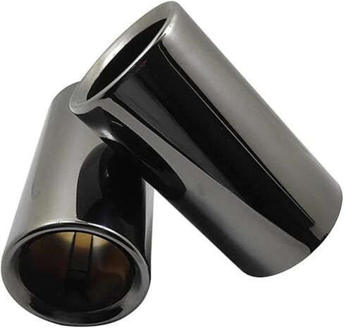 2 Pcs Compatible with BMW F30 2013-2018 E90 E92 3 Series GT325i 328i 320i Exhaust Tips Muffler Cover Decoration Exhaust Tip Car Accessories(Black) in Kuwait