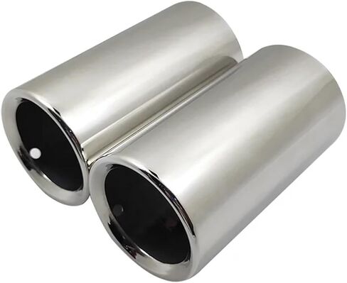 2 Pcs Compatible with BMW F30 2013-2018 E90 E92 3 Series GT325i 328i 320i Exhaust Tips Muffler Cover Decoration Exhaust Tip Car Accessories(Black) in Kuwait